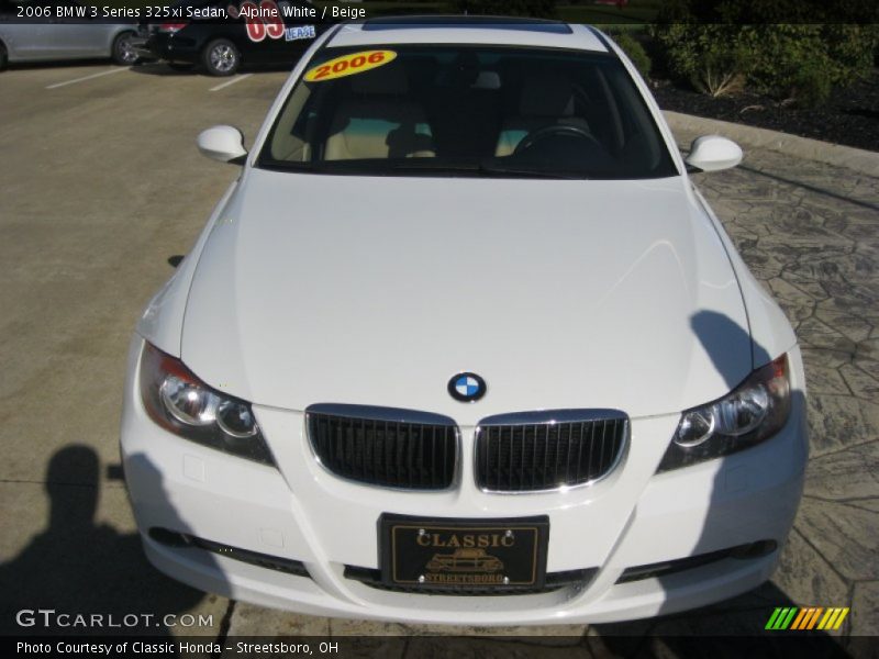 Alpine White / Beige 2006 BMW 3 Series 325xi Sedan