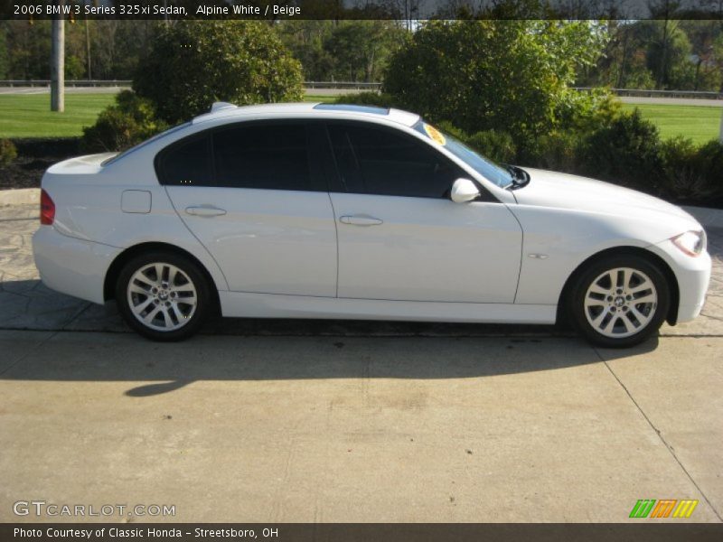 Alpine White / Beige 2006 BMW 3 Series 325xi Sedan