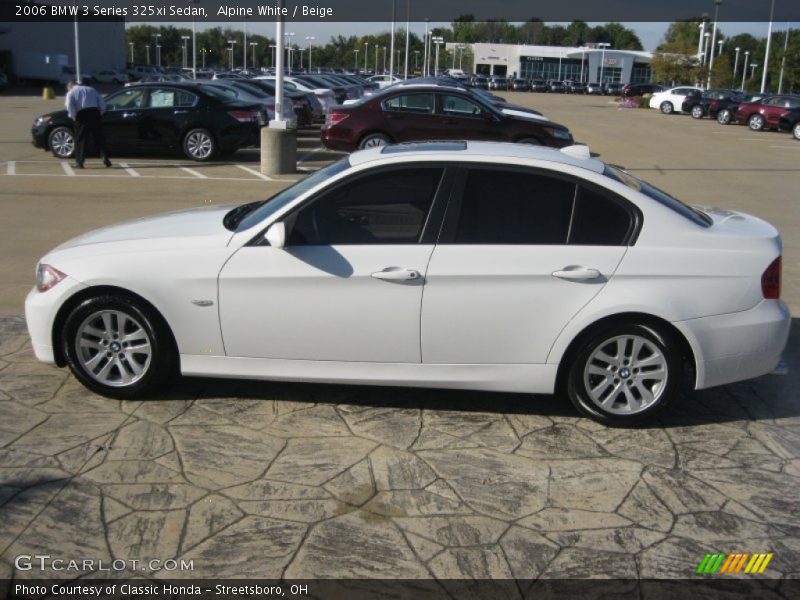 Alpine White / Beige 2006 BMW 3 Series 325xi Sedan