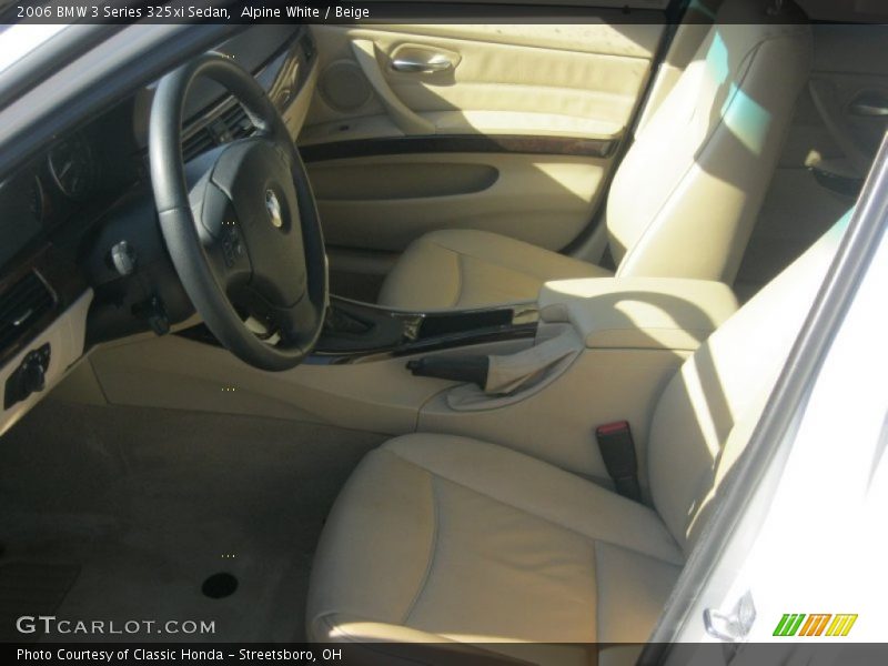 Alpine White / Beige 2006 BMW 3 Series 325xi Sedan
