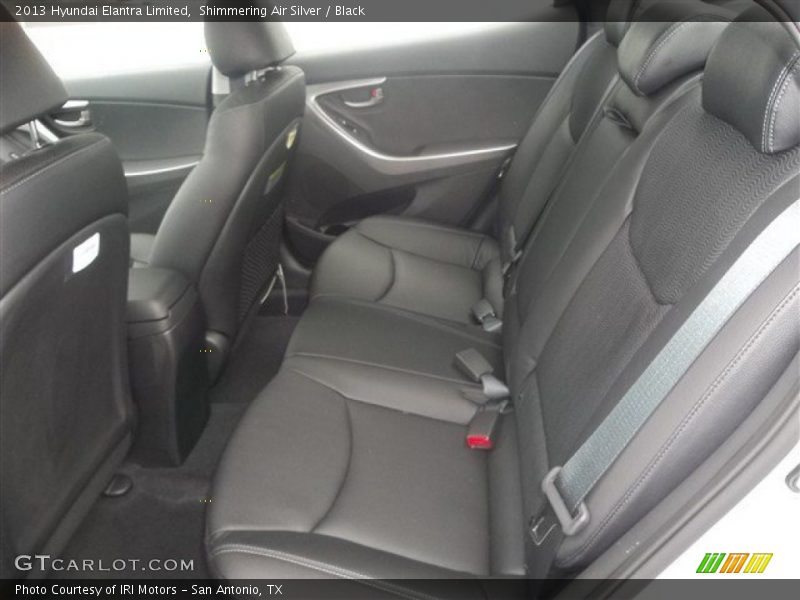 Shimmering Air Silver / Black 2013 Hyundai Elantra Limited