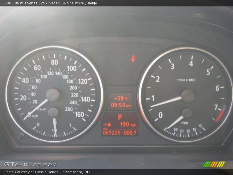 Alpine White / Beige 2006 BMW 3 Series 325xi Sedan