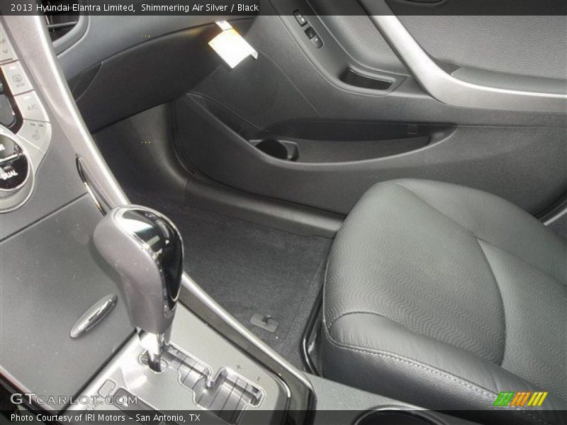 Shimmering Air Silver / Black 2013 Hyundai Elantra Limited