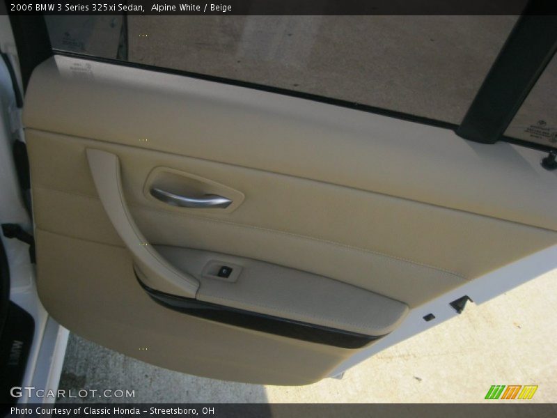 Alpine White / Beige 2006 BMW 3 Series 325xi Sedan