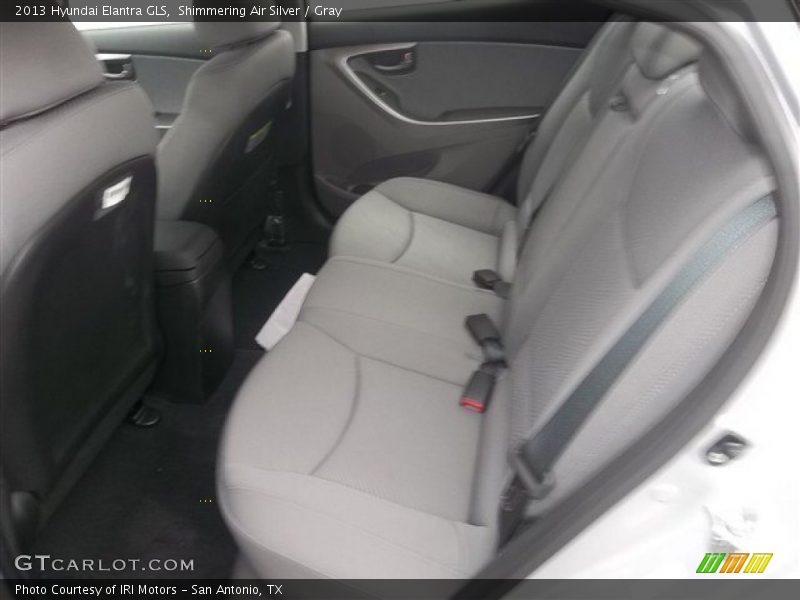 Shimmering Air Silver / Gray 2013 Hyundai Elantra GLS