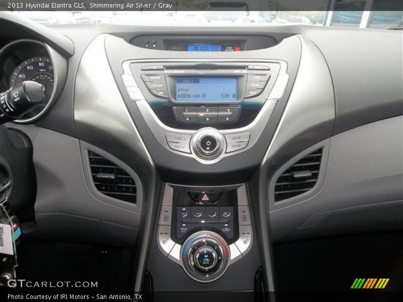 Shimmering Air Silver / Gray 2013 Hyundai Elantra GLS