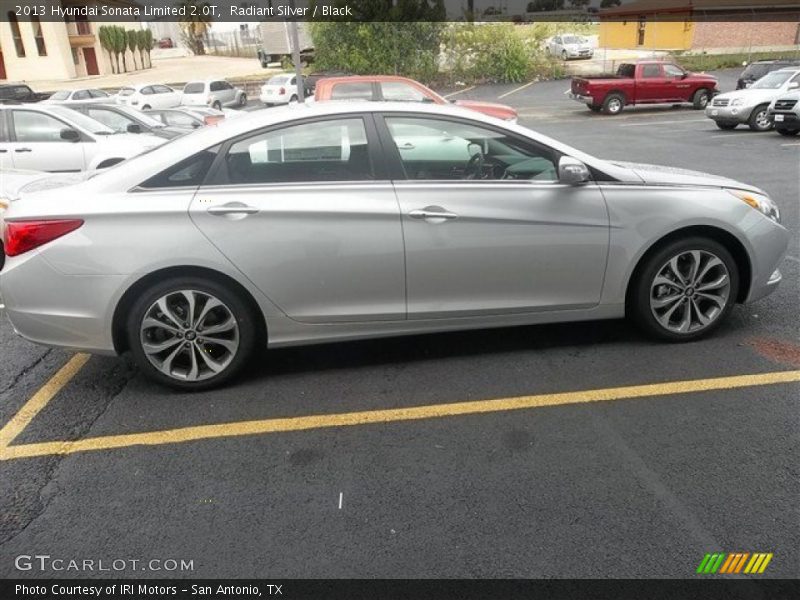 Radiant Silver / Black 2013 Hyundai Sonata Limited 2.0T