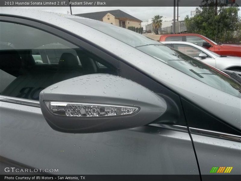 Radiant Silver / Black 2013 Hyundai Sonata Limited 2.0T