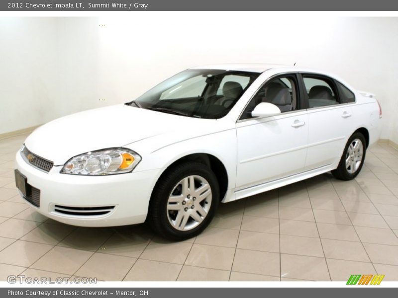 Summit White / Gray 2012 Chevrolet Impala LT