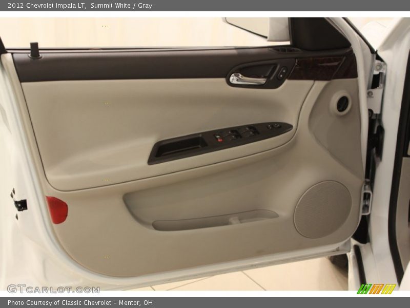 Summit White / Gray 2012 Chevrolet Impala LT