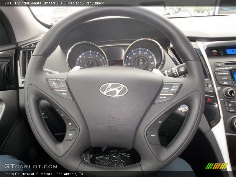 Radiant Silver / Black 2013 Hyundai Sonata Limited 2.0T