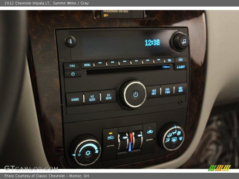 Summit White / Gray 2012 Chevrolet Impala LT