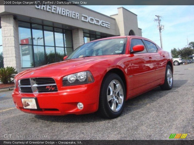 TorRed / Dark/Light Slate Gray 2008 Dodge Charger R/T