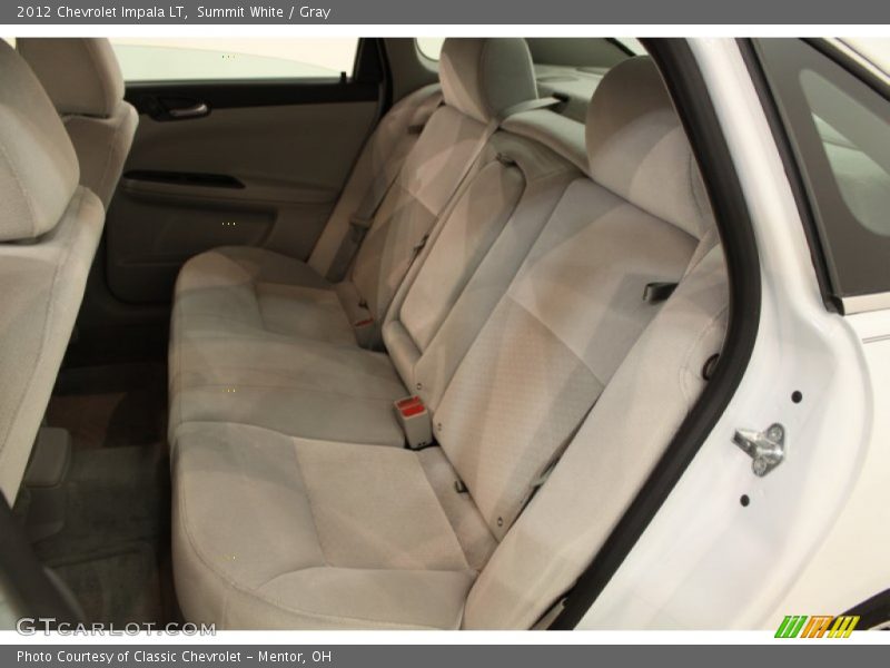 Summit White / Gray 2012 Chevrolet Impala LT