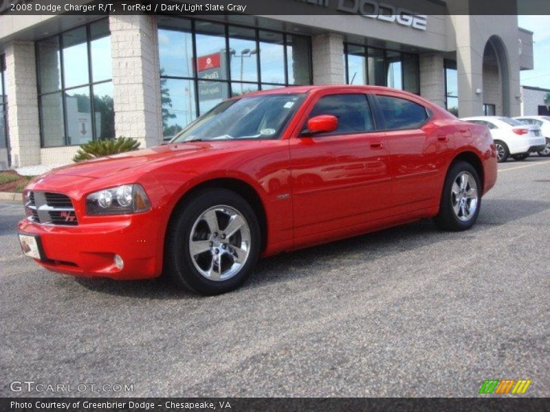 TorRed / Dark/Light Slate Gray 2008 Dodge Charger R/T