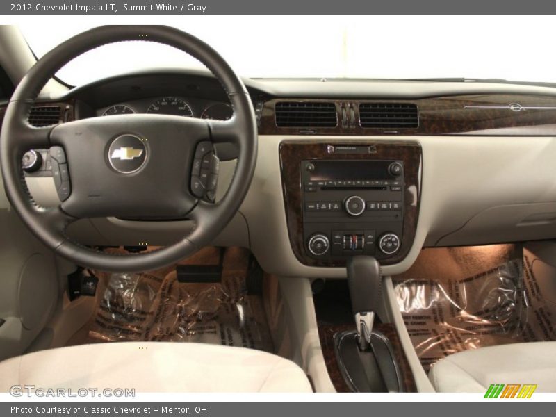 Summit White / Gray 2012 Chevrolet Impala LT