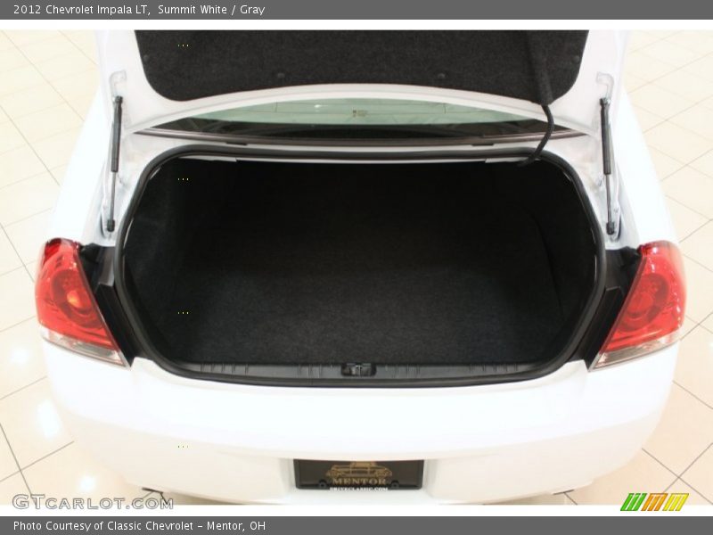 Summit White / Gray 2012 Chevrolet Impala LT