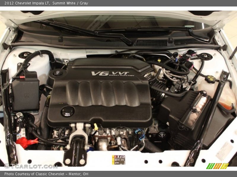 Summit White / Gray 2012 Chevrolet Impala LT