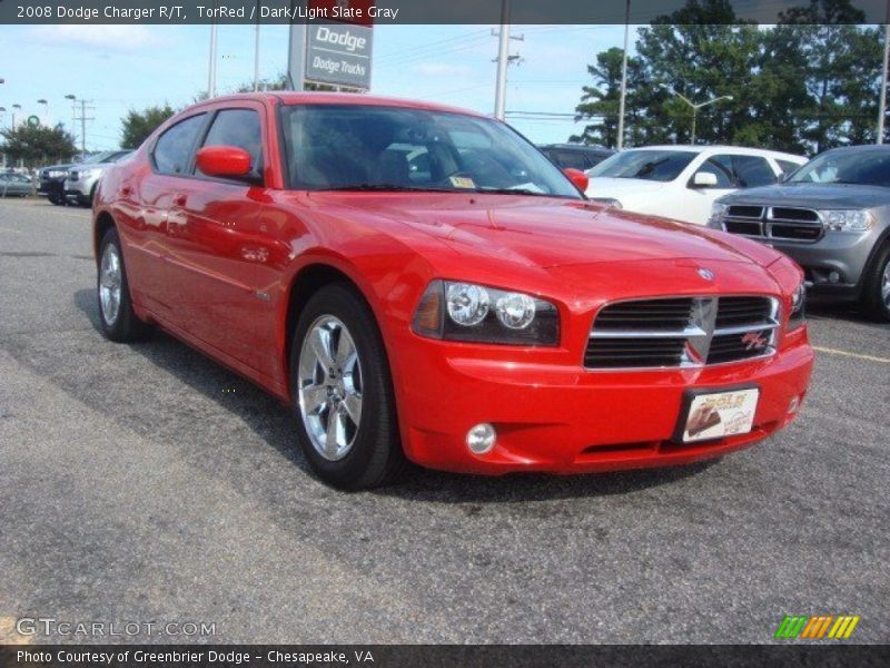 TorRed / Dark/Light Slate Gray 2008 Dodge Charger R/T
