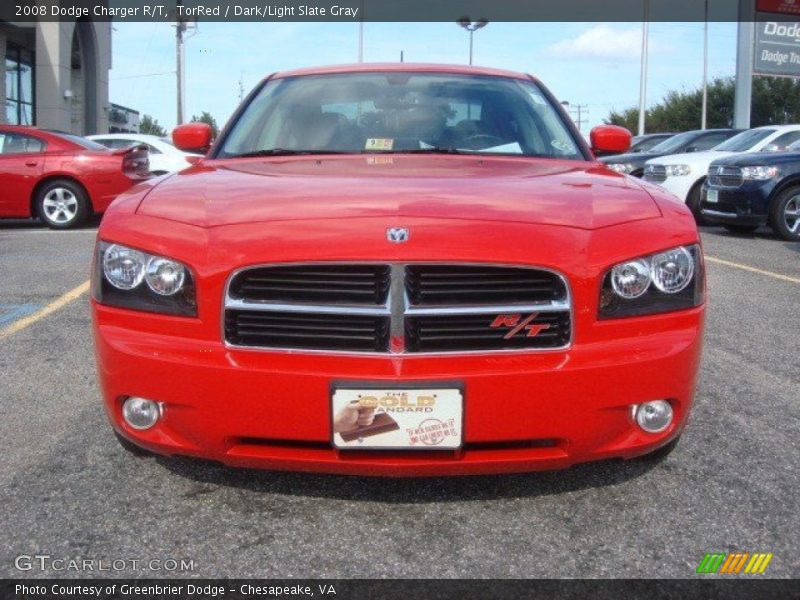 TorRed / Dark/Light Slate Gray 2008 Dodge Charger R/T