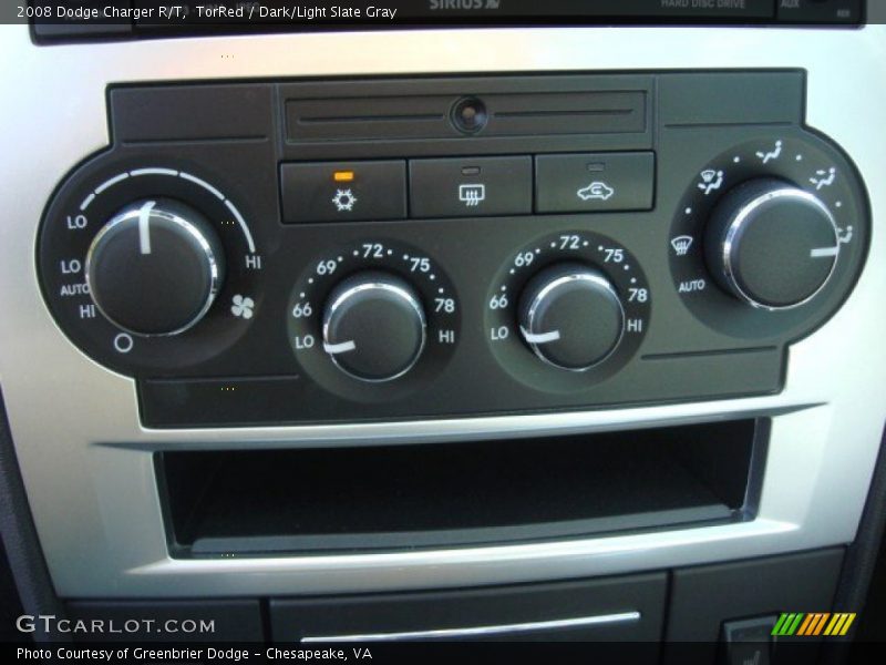 Controls of 2008 Charger R/T