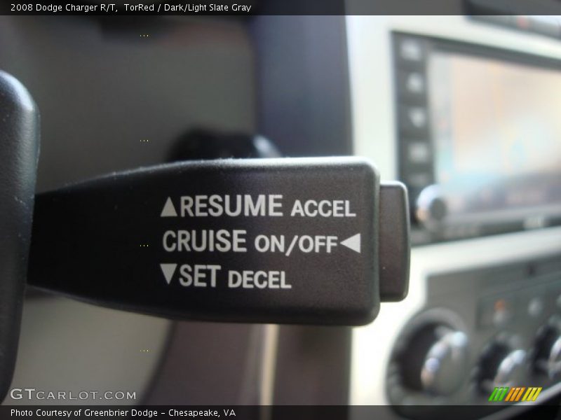 Controls of 2008 Charger R/T