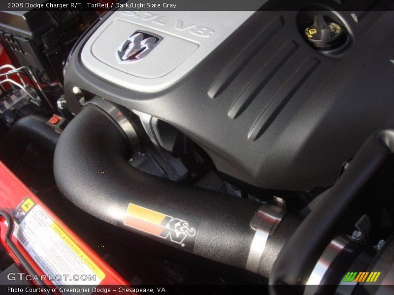 TorRed / Dark/Light Slate Gray 2008 Dodge Charger R/T