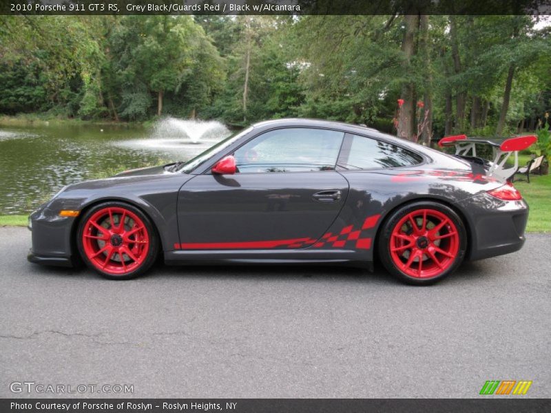  2010 911 GT3 RS Grey Black/Guards Red