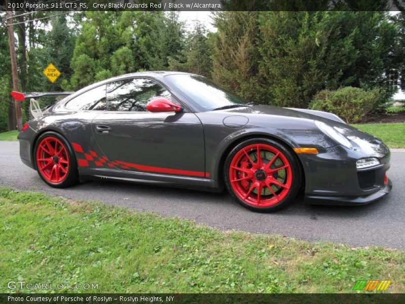  2010 911 GT3 RS Grey Black/Guards Red