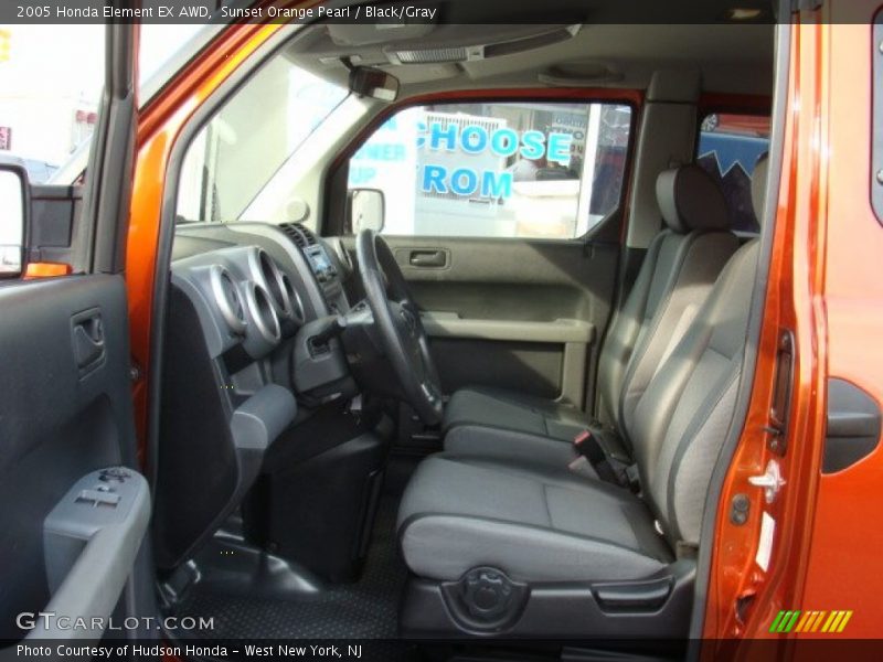 Sunset Orange Pearl / Black/Gray 2005 Honda Element EX AWD