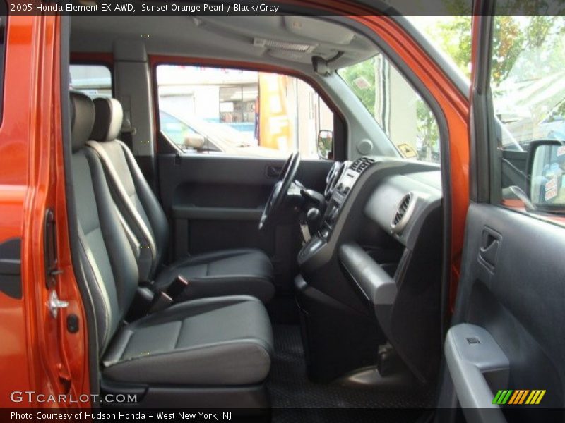 Sunset Orange Pearl / Black/Gray 2005 Honda Element EX AWD