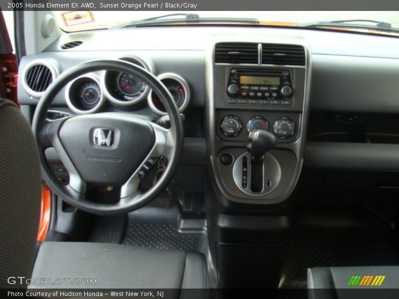 Sunset Orange Pearl / Black/Gray 2005 Honda Element EX AWD