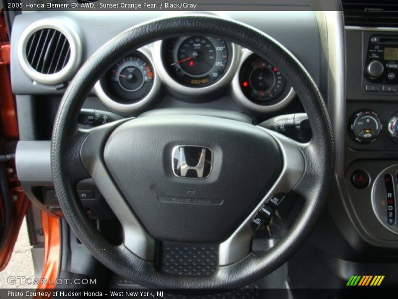 Sunset Orange Pearl / Black/Gray 2005 Honda Element EX AWD