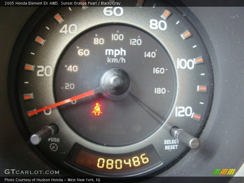 Sunset Orange Pearl / Black/Gray 2005 Honda Element EX AWD