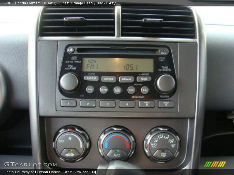 Sunset Orange Pearl / Black/Gray 2005 Honda Element EX AWD