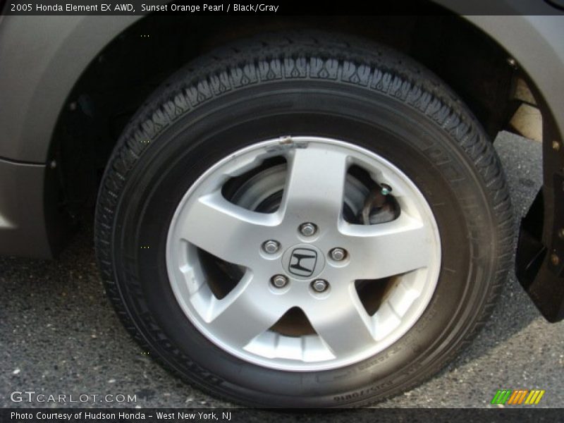Sunset Orange Pearl / Black/Gray 2005 Honda Element EX AWD