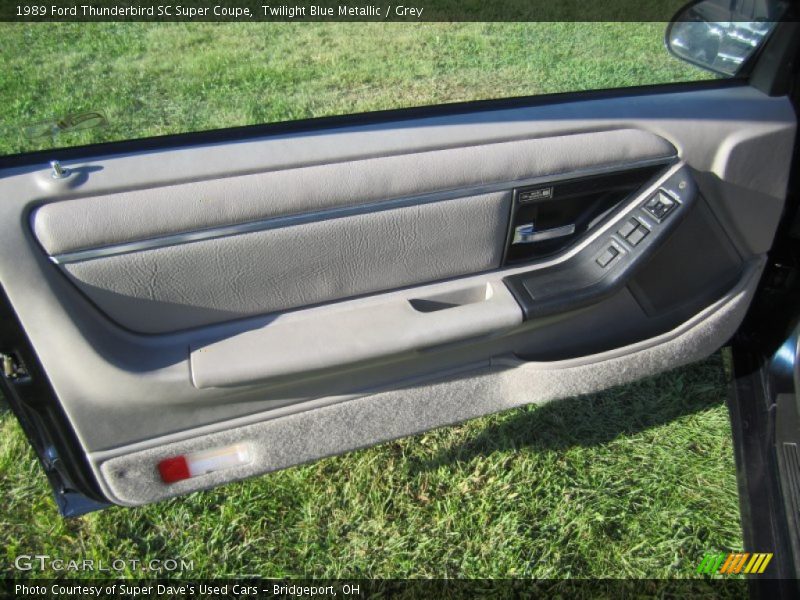 Twilight Blue Metallic / Grey 1989 Ford Thunderbird SC Super Coupe