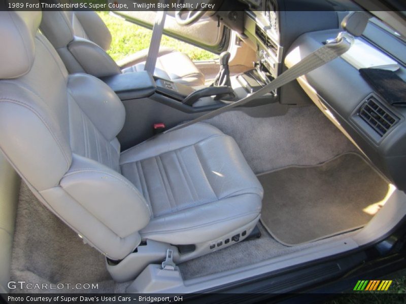 1989 Thunderbird SC Super Coupe Grey Interior