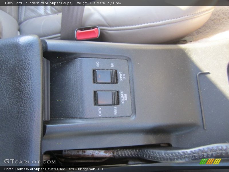 Twilight Blue Metallic / Grey 1989 Ford Thunderbird SC Super Coupe
