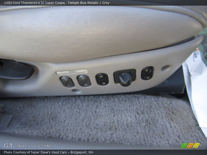 Twilight Blue Metallic / Grey 1989 Ford Thunderbird SC Super Coupe