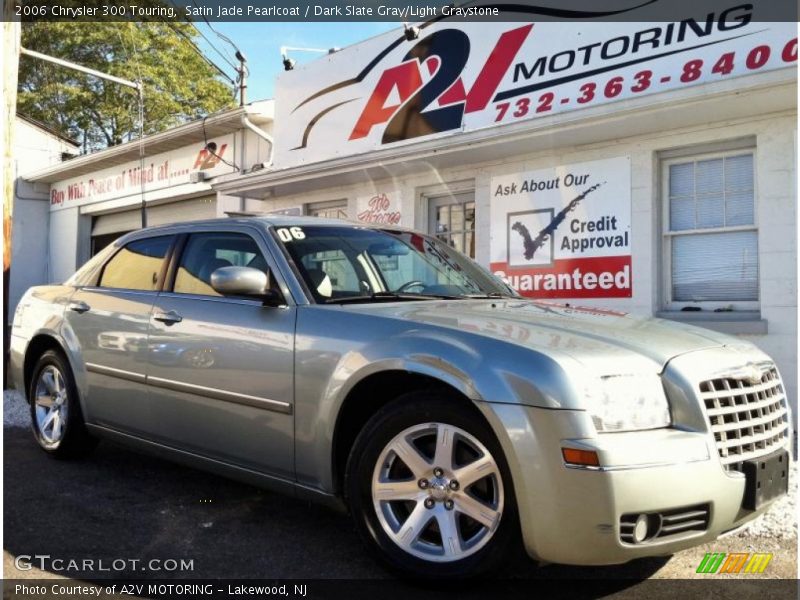 Satin Jade Pearlcoat / Dark Slate Gray/Light Graystone 2006 Chrysler 300 Touring