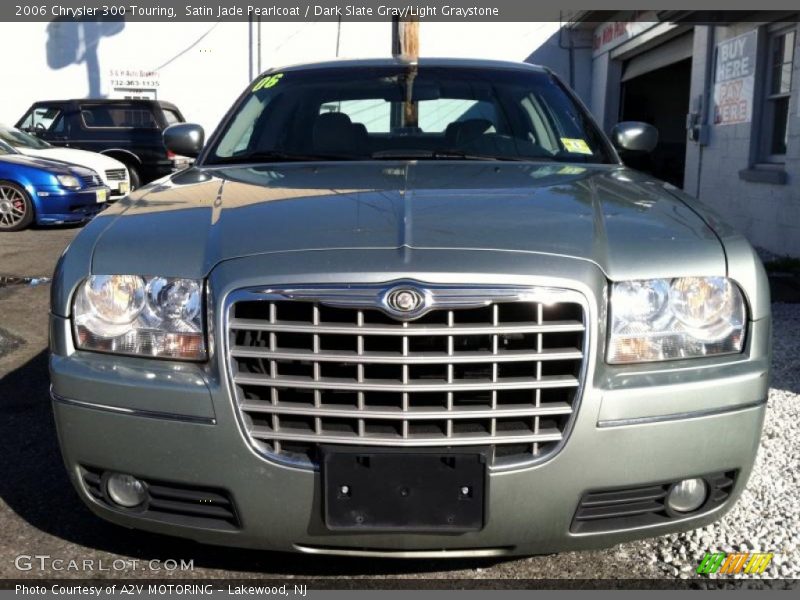 Satin Jade Pearlcoat / Dark Slate Gray/Light Graystone 2006 Chrysler 300 Touring