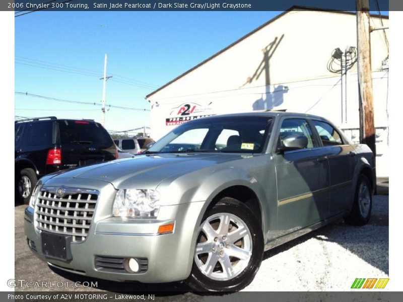 Satin Jade Pearlcoat / Dark Slate Gray/Light Graystone 2006 Chrysler 300 Touring