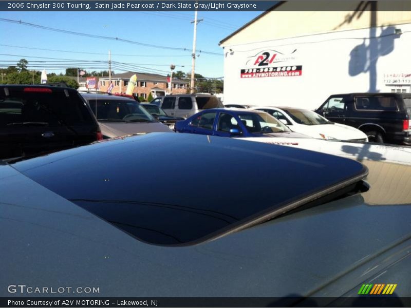 Satin Jade Pearlcoat / Dark Slate Gray/Light Graystone 2006 Chrysler 300 Touring