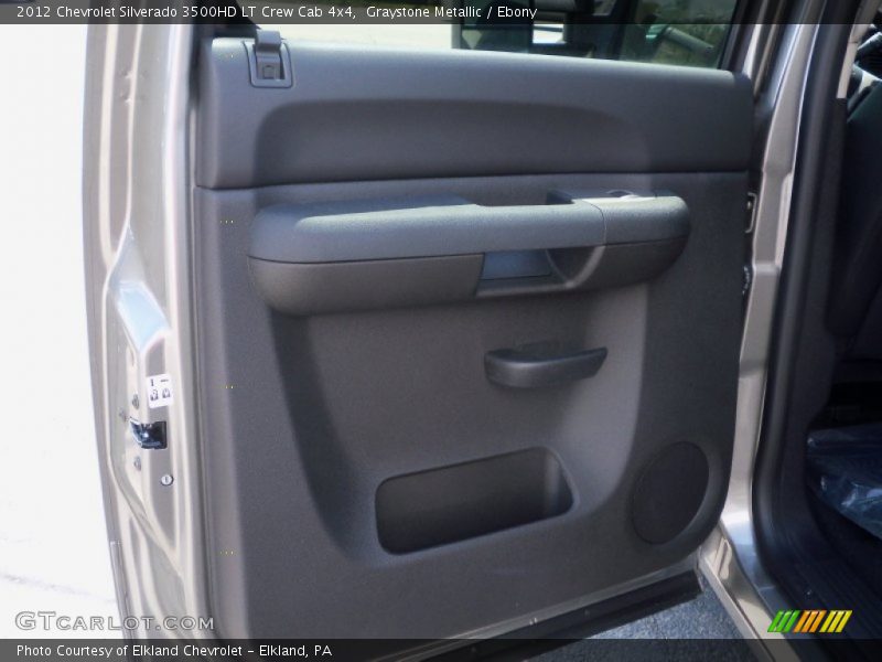 Graystone Metallic / Ebony 2012 Chevrolet Silverado 3500HD LT Crew Cab 4x4
