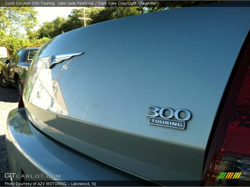 Satin Jade Pearlcoat / Dark Slate Gray/Light Graystone 2006 Chrysler 300 Touring