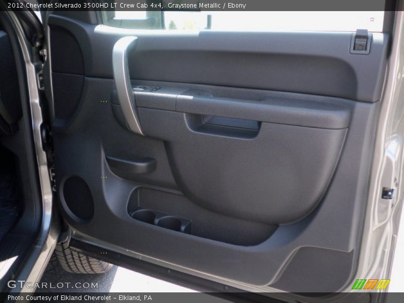 Graystone Metallic / Ebony 2012 Chevrolet Silverado 3500HD LT Crew Cab 4x4