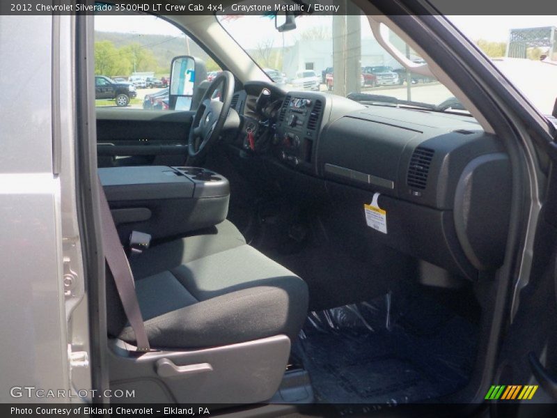 Graystone Metallic / Ebony 2012 Chevrolet Silverado 3500HD LT Crew Cab 4x4