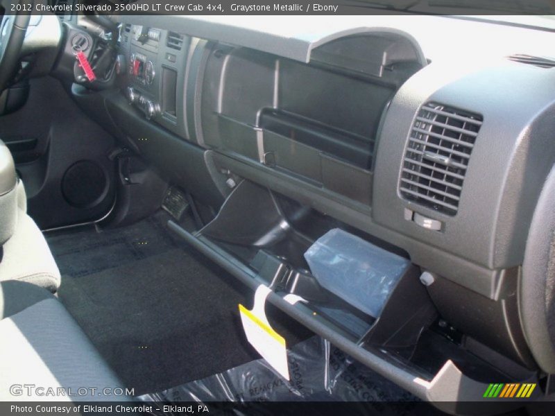 Graystone Metallic / Ebony 2012 Chevrolet Silverado 3500HD LT Crew Cab 4x4