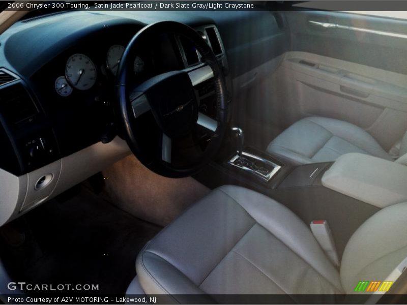 Satin Jade Pearlcoat / Dark Slate Gray/Light Graystone 2006 Chrysler 300 Touring